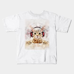 LISTEN MUSIC Kids T-Shirt